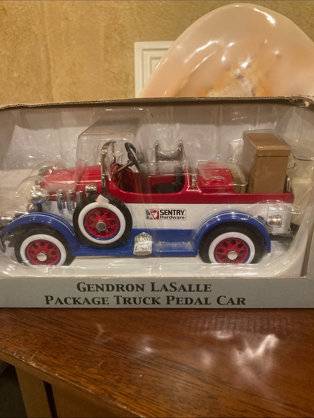 Kids Package Truck Pedal Car - Red & Blue